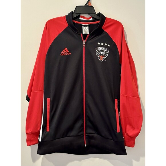 Adidas DC United MLS Soccer Full Zip Jacket Size XL EUC!!! - Picture 1 of 5